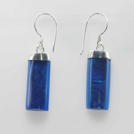 Earring Tube 9x26mm.  Abalon Shell