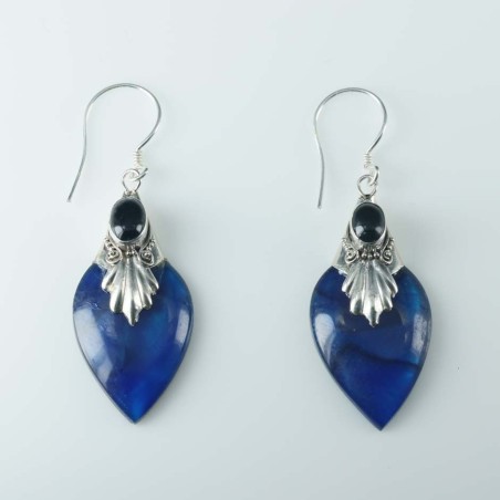 Earring Rhombus 14x31mm. Abalon Shell