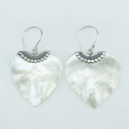Earring heart 24x26mm....
