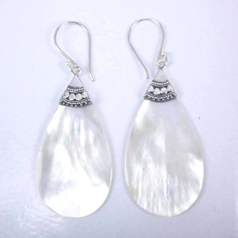 Earring Drop MOP Shell