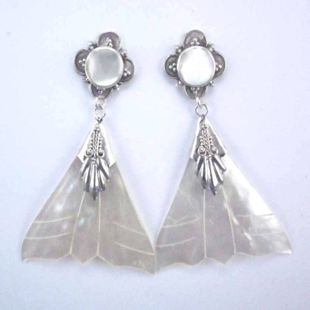 Earring Triangle MOP Shell