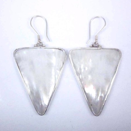 Earring Triangle MOP Shell