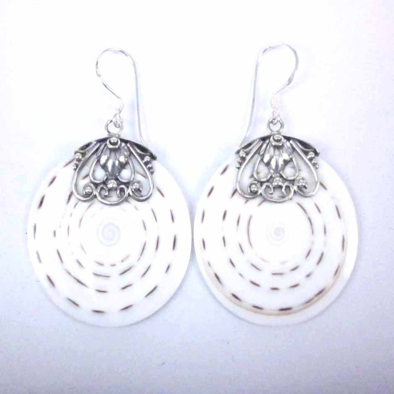 Earring Round Mix Shell Earring Round Mix Shell