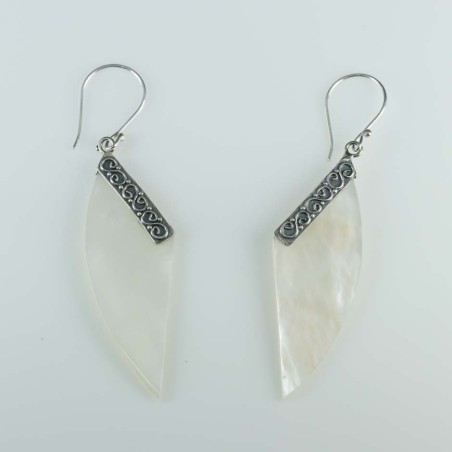 Earring Horn MOP Shell