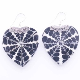 Earring Heart Mix Shells