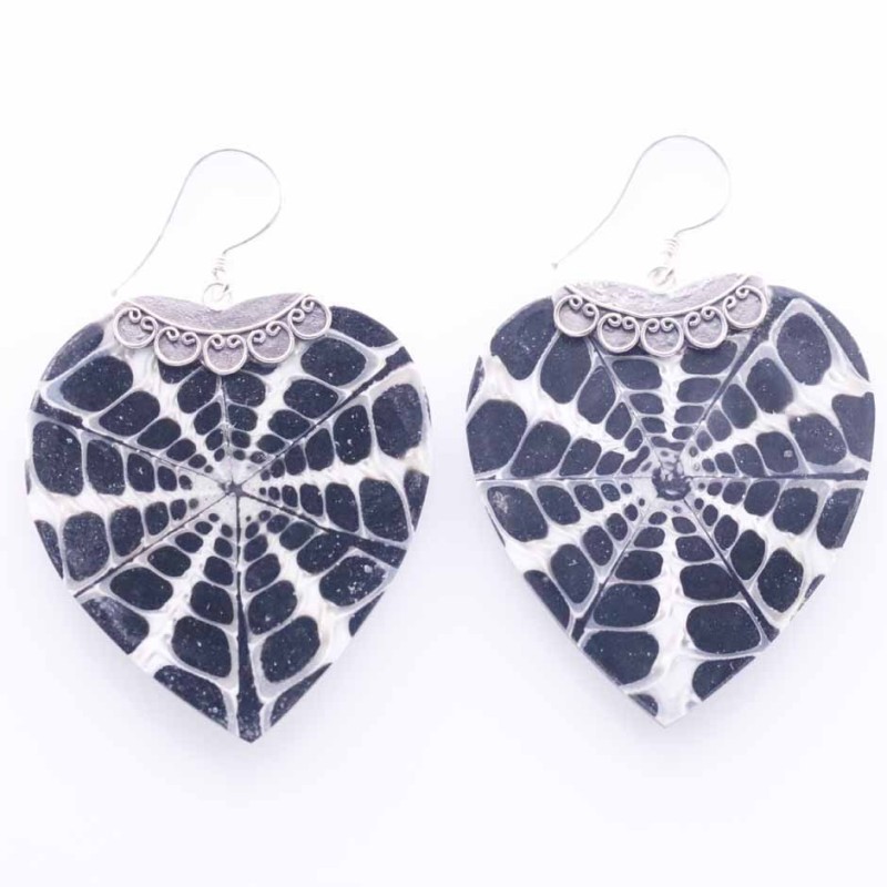 Earring Heart Mix Shells