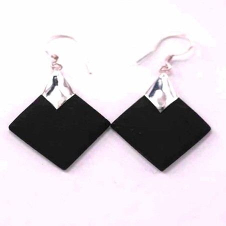 Earring Lanz. Volcano Lava Stone