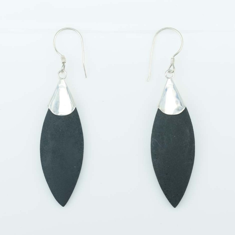 Earring Lanz. Volcano Lava Stone