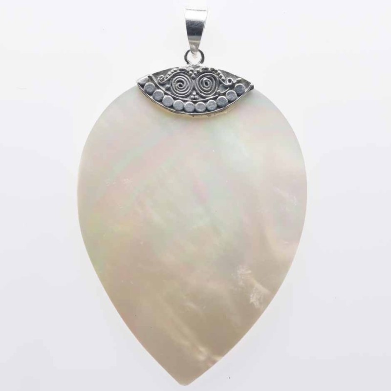 PendantsDrop 43x59mm. Mother Of Pearl