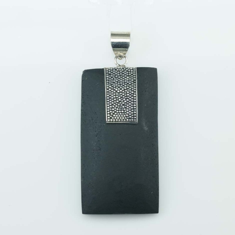 Pendant Rectangle Volcano Lava Stone