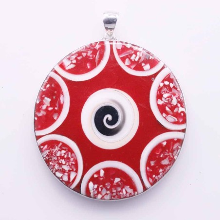 Pendant Round Mix Shells