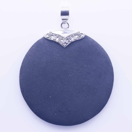 Pendant Round Volcano Lava Stone