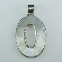 Pendant Oval MOP Shell