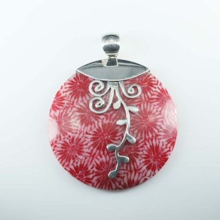 Pendant Round Coral