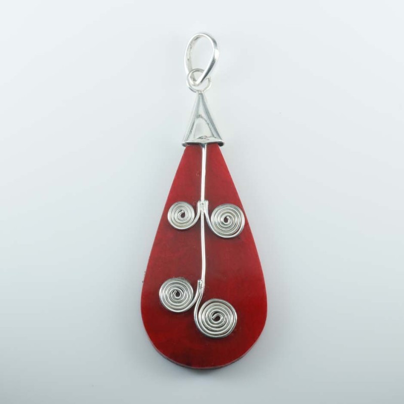 Pendant Drop Coral Pendant Drop Coral