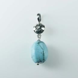 Pendant Oval Turquoise...