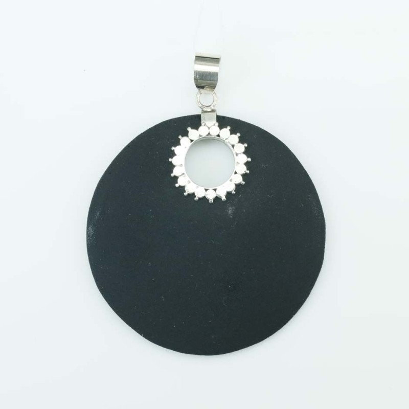 Pendant Round Volcano Lava Stone