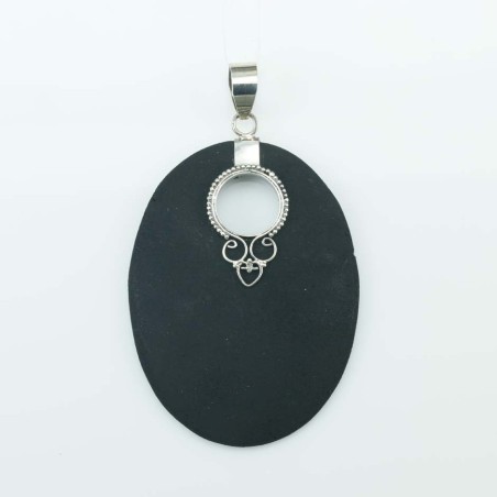 Pendant Oval Volcano Lava Stone