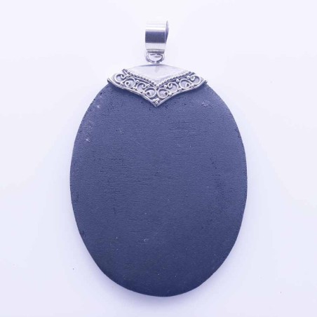 Pendant Oval Volcano Lava Stone