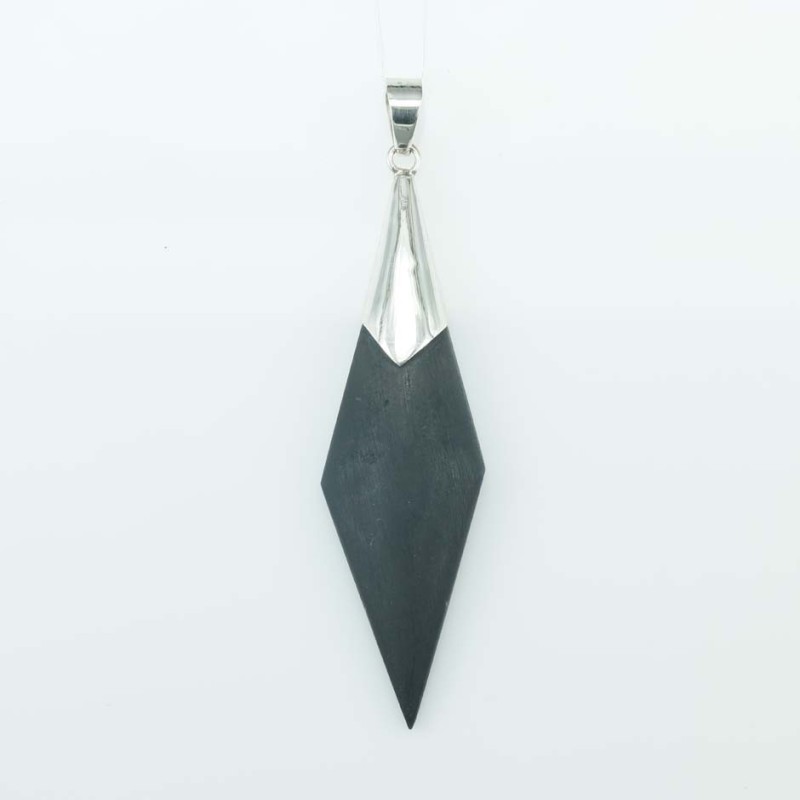 Pendant Rhombus Volcano Lava Stone