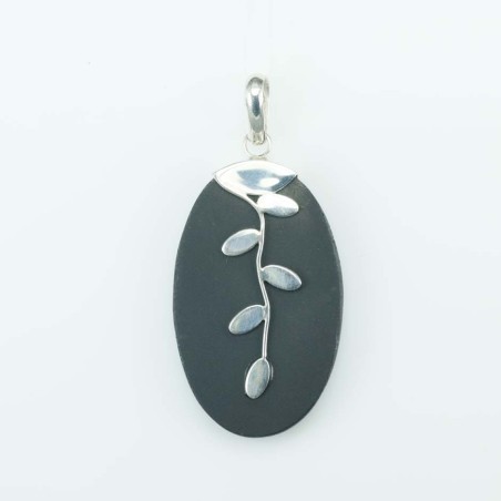 Pendant Oval Volcano Lava Stone