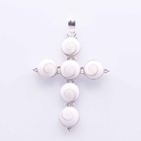 Pendant Cross Mix Shells