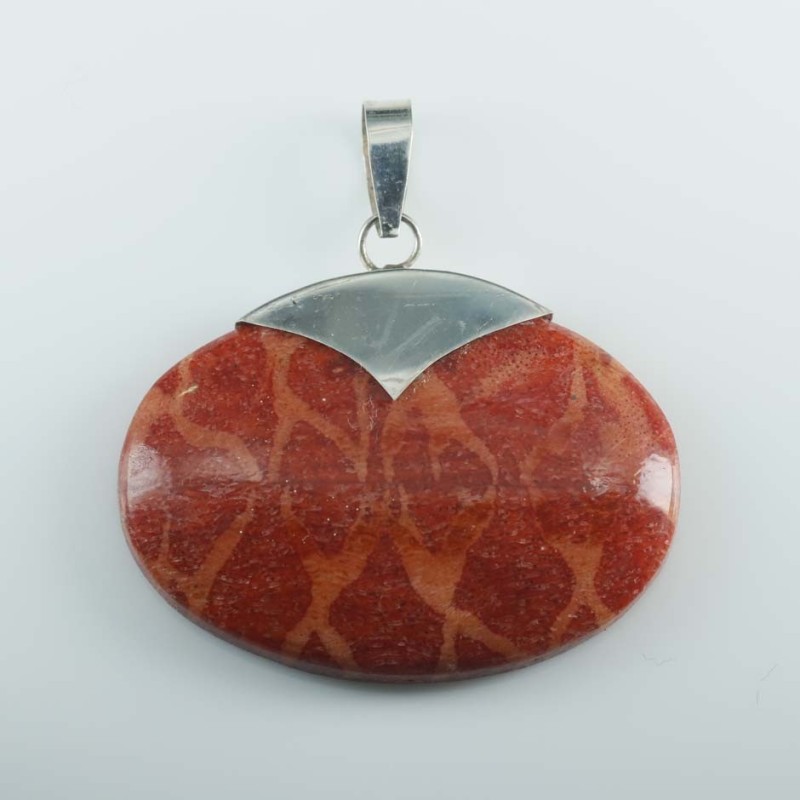 Pendant Oval Coral