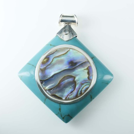 Pendant Square Turquoise Color