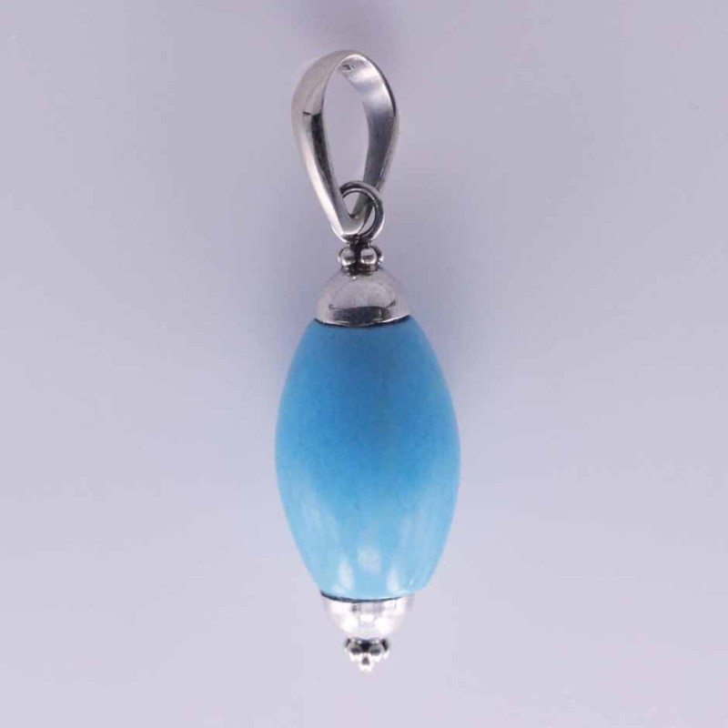 Pendant Oval Turquoise Color Stone