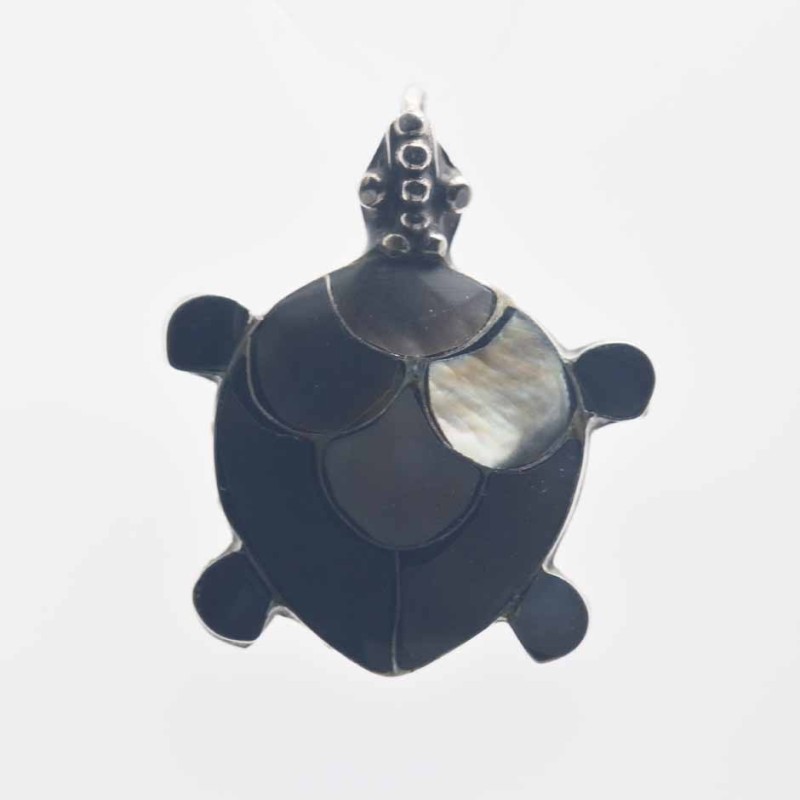 Pendant Turtul 18x22mm. Black MOP Pendant Turtul 18x22mm. Black MOP