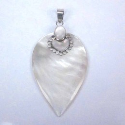 Pend. Drop MOP with stone Shell