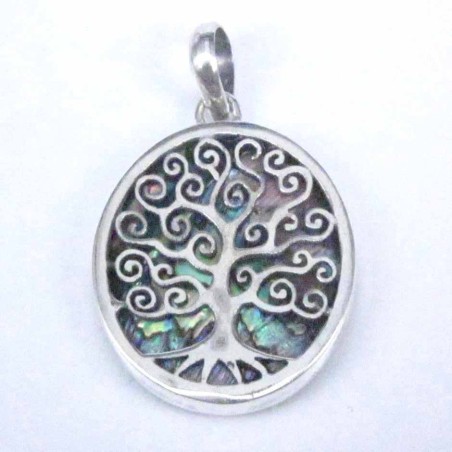 Pend. Round tree of live Abalon Shell