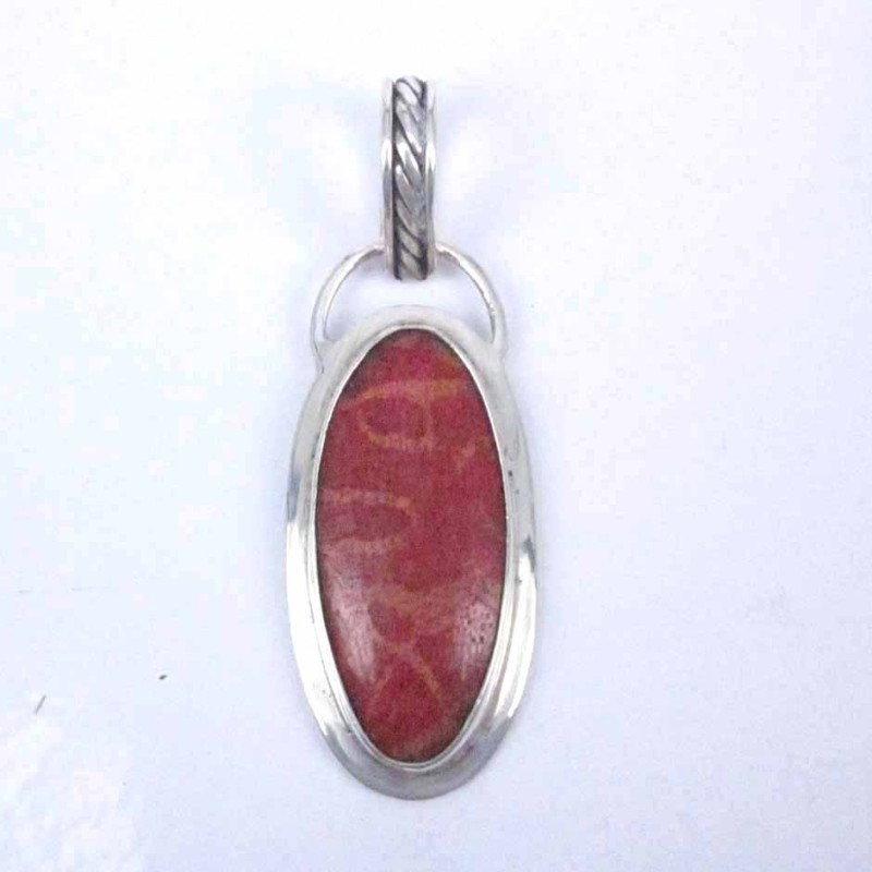 Pendant Oval Coral