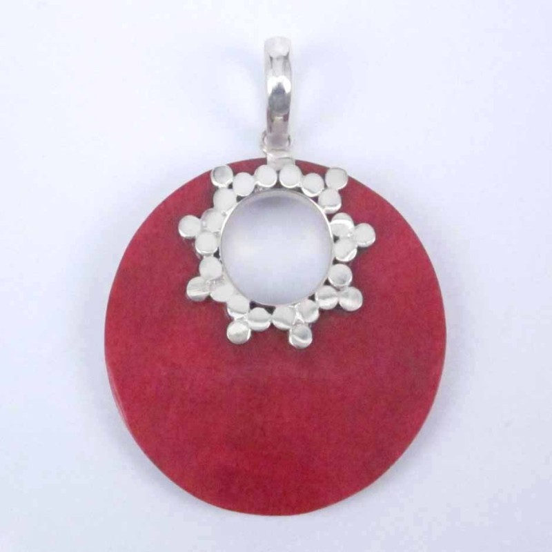 Pendant Round Coral
