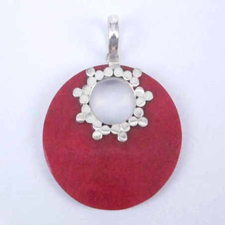 Pendant Round Coral