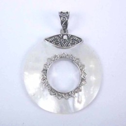 Pendant Round MOP Shell
