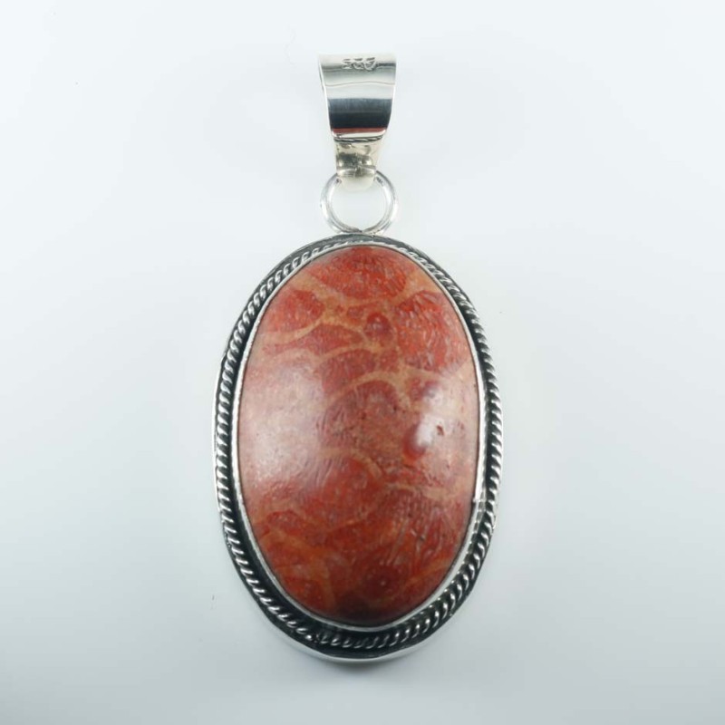 Pendant Oval Coral