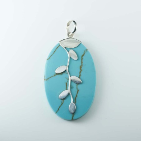 Pendant Oval Turquoise