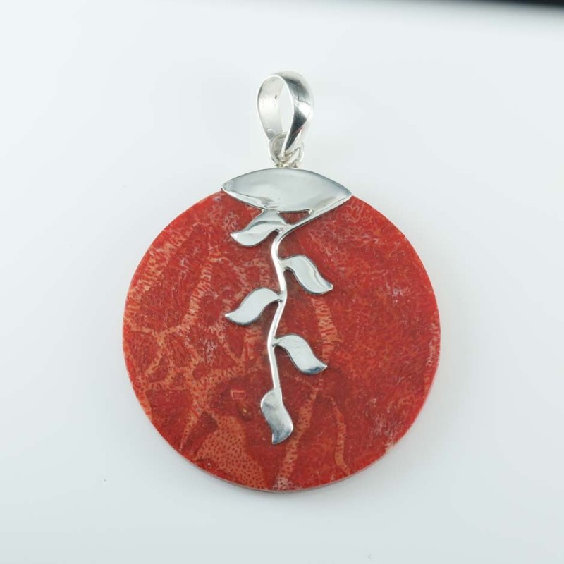 Pendant Round Coral