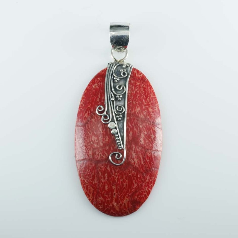 Pendant Oval Coral