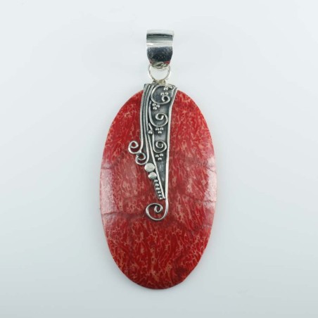 Pendant Oval Coral