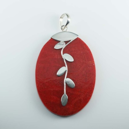 Pendant Oval Coral