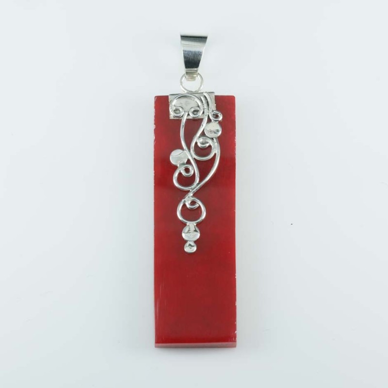 Pendant Rectangle Coral