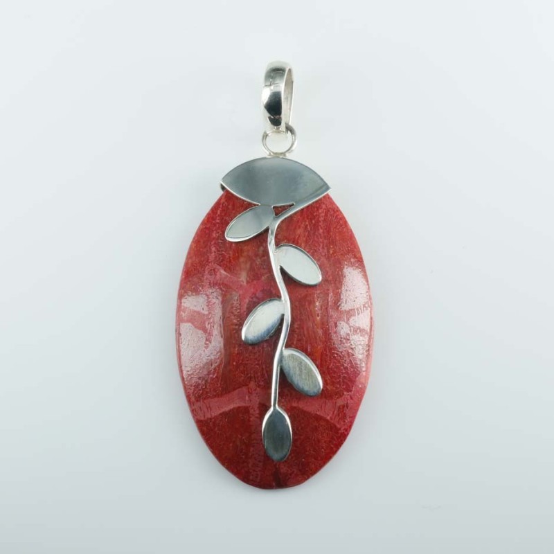 Pendant Oval Coral