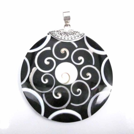 Pendant Round Mix Shells