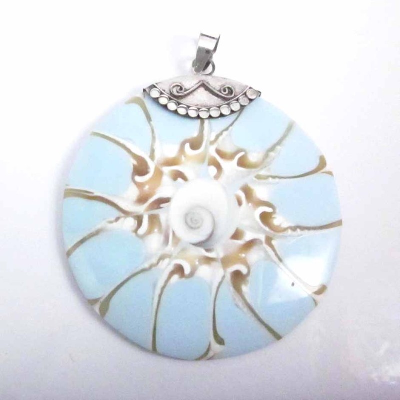Pendant Round Mix Shells Pendant Round Mix Shells