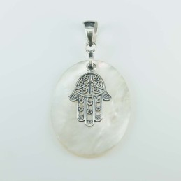 Pendant Oval MOP Shell