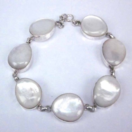 Bracelet Oval MOP Shell