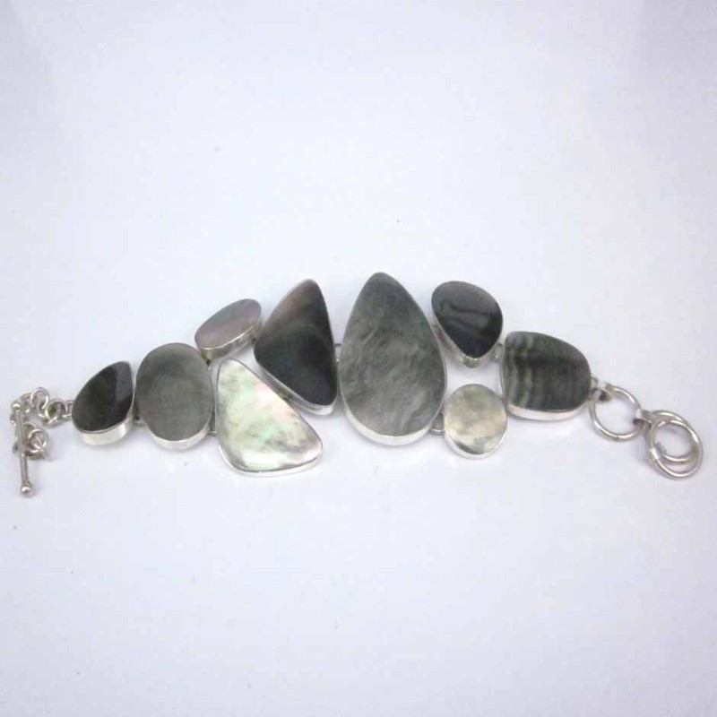 Bracelet Mix Forms Black MOP Shell
