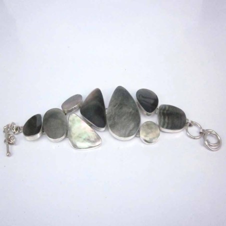 Bracelet Mix Forms Black MOP Shell